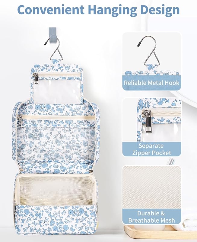 Bolsa de aseo colgante para viaje mujer y niña