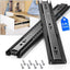 5 Pzas Correderas Cajones 12-24" Rieles Cocina