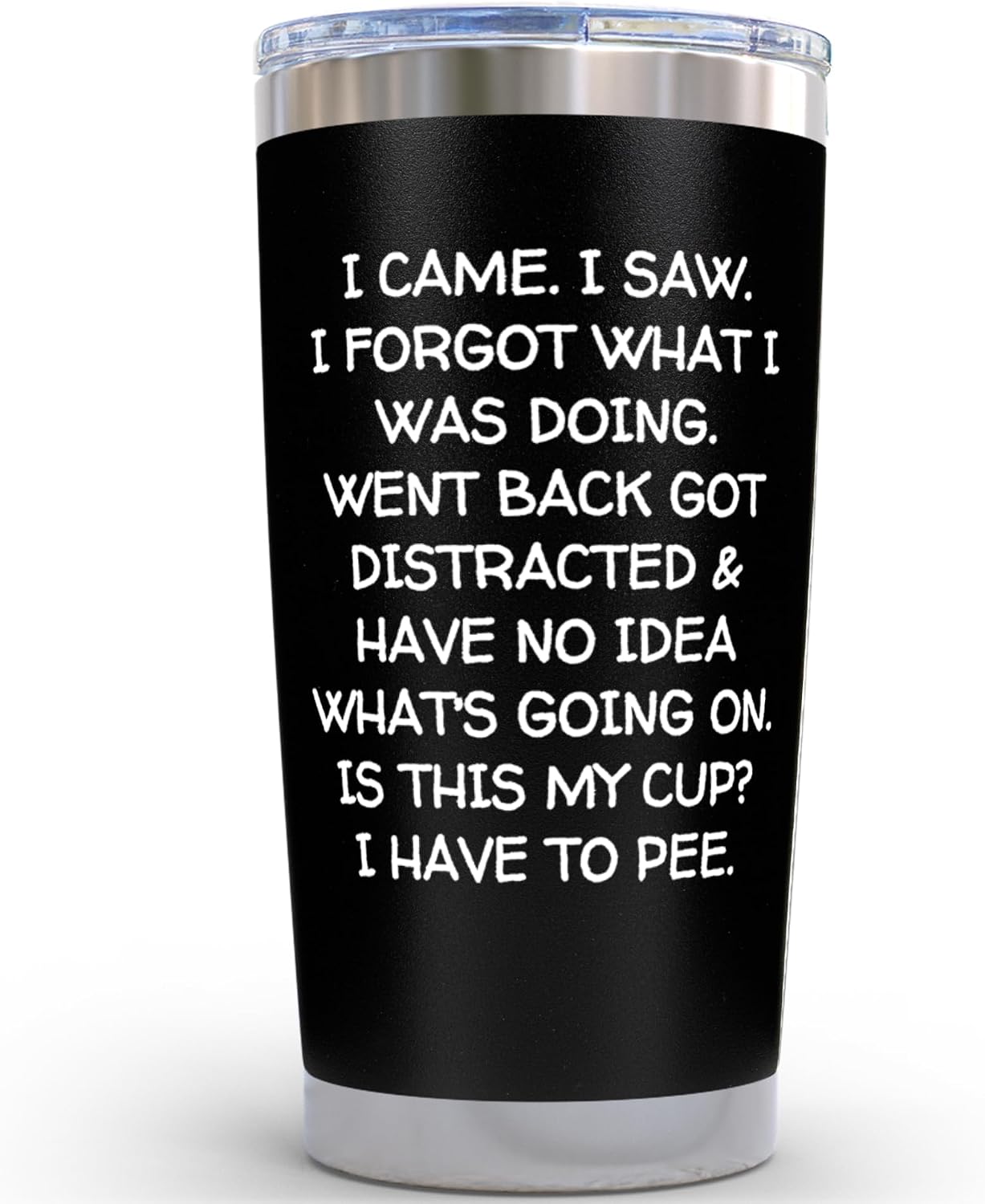 Vaso regalo broma negra 20oz para adultos mayores