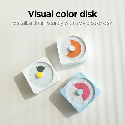 Temporizador visual analógico 60 min para aula estudio TDAH