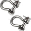 Grillete anclaje barco 1/4-1/2 pulg acero inox 316 grado marino