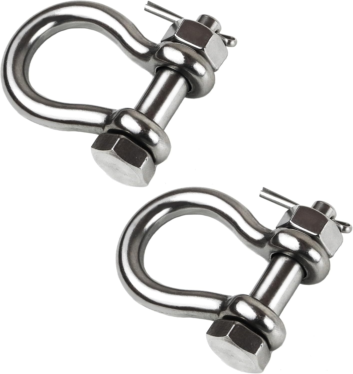 Grillete anclaje barco 1/4-1/2 pulg acero inox 316 grado marino