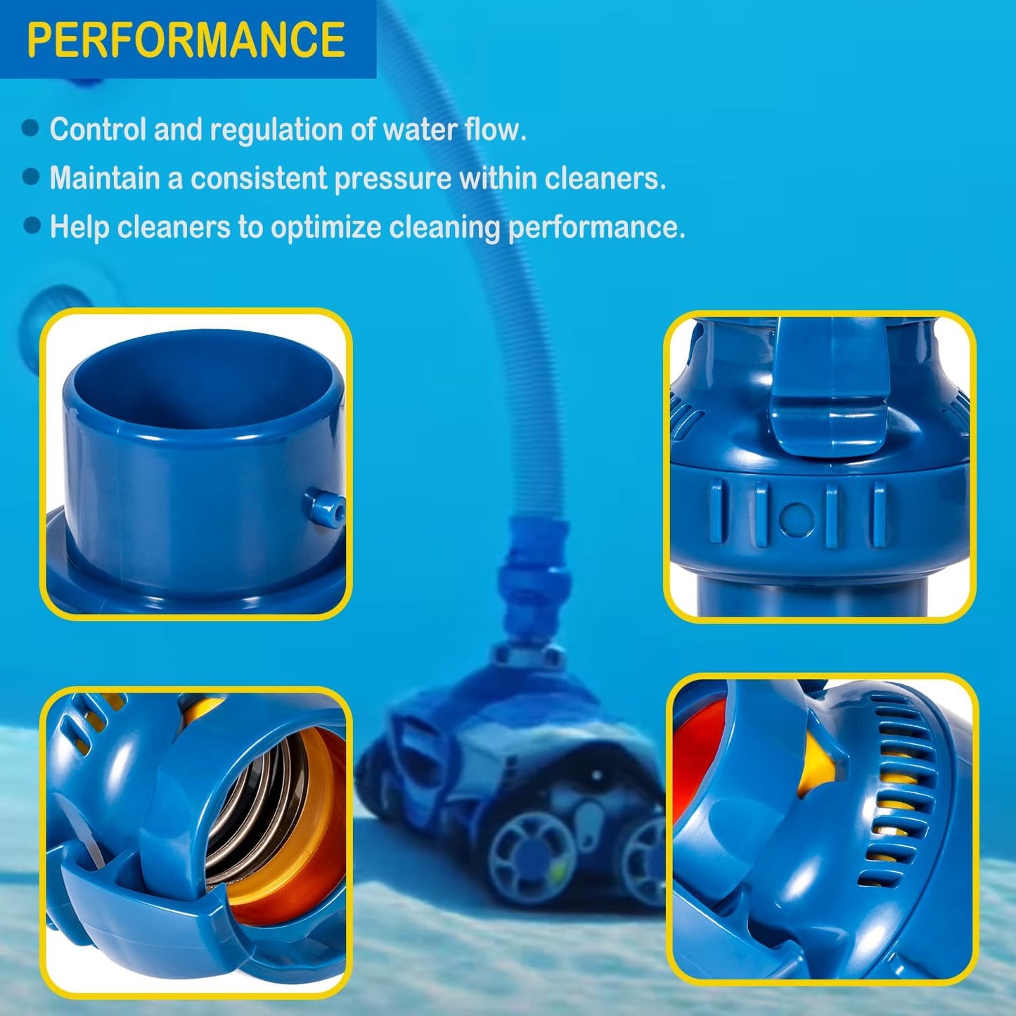 Válvula reguladora flujo FRV100 para Zodiac MX6 y MX8