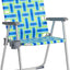 Silla plegable aluminio para patio con portavasos