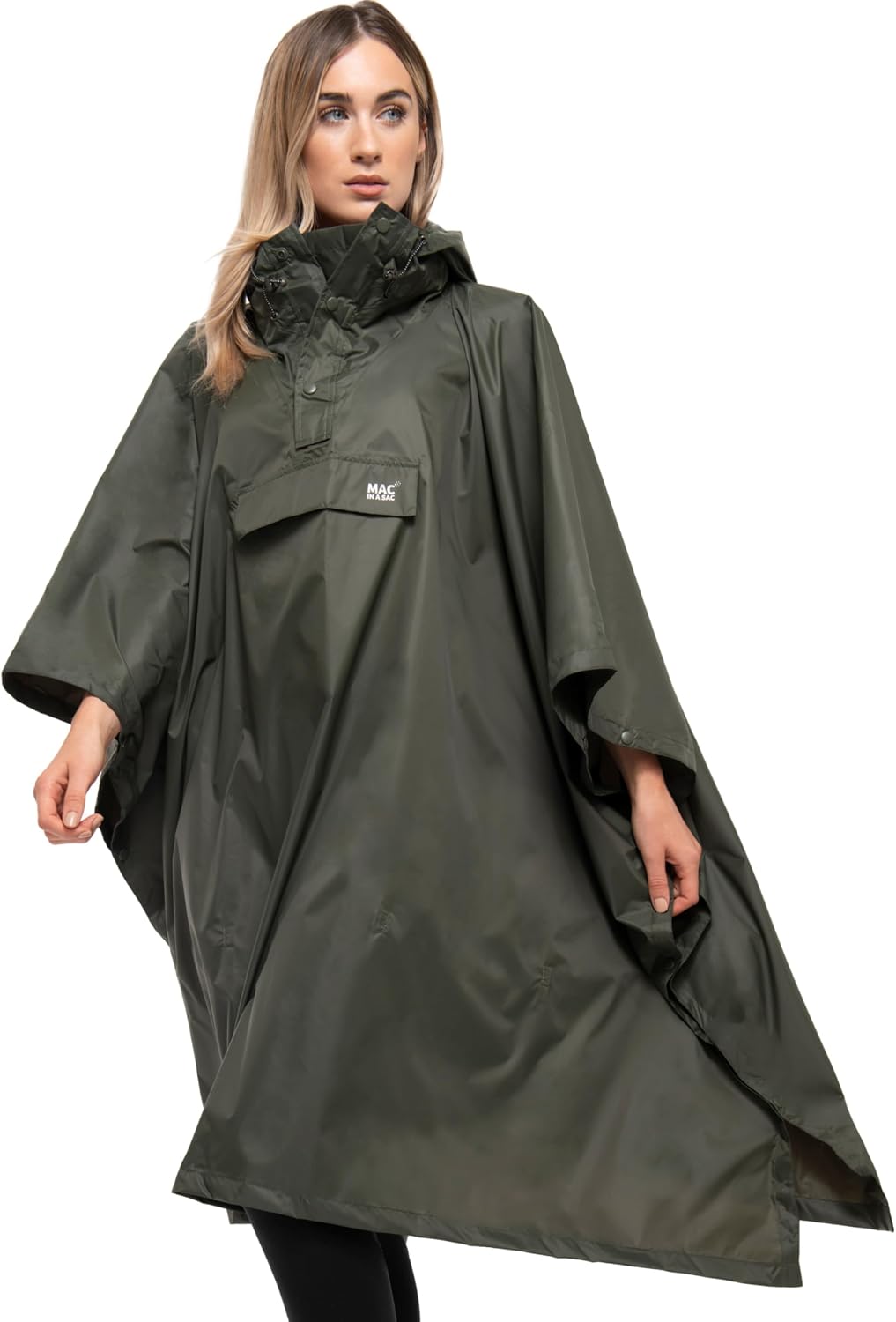 Poncho impermeable para adultos con capucha