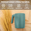 Set 6 Tazas Café Paja Trigo 16oz Resistentes Microondas