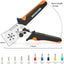 Kit crimpadora alicates hexagonales 1640 conectores