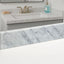 Lavabo tocador contra salpicaduras mármol 4x36"
