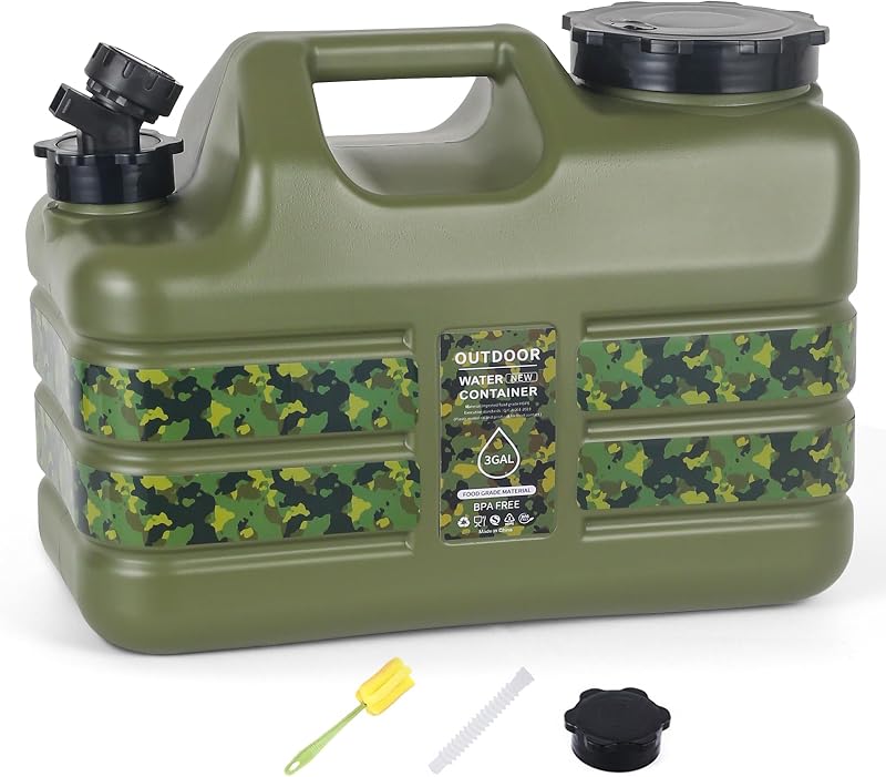 Jarra agua 3-5 galones grifo sin BPA camping