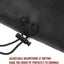 Cubierta chimenea al aire libre impermeable negro 24x48pulg