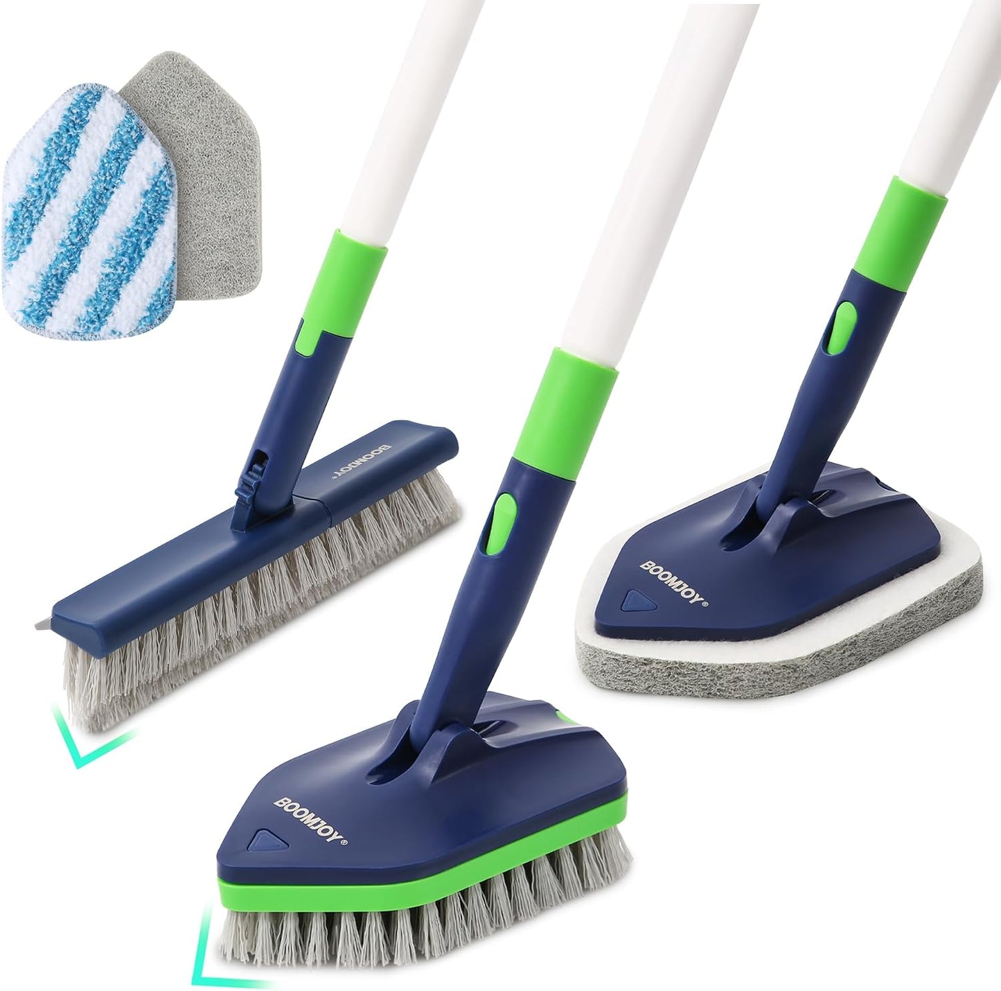 Cepillo ducha 4en1 extensible 58pulg para bañera azulejos