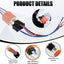 Adaptador nylon H4 9003 HB2 para faros y luces antiniebla