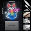 Letrero neón gato ramen luces LED USB para nte bar fiesta