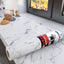 Papel contacto blanco plateado encimera cocina 17.7x200pulg