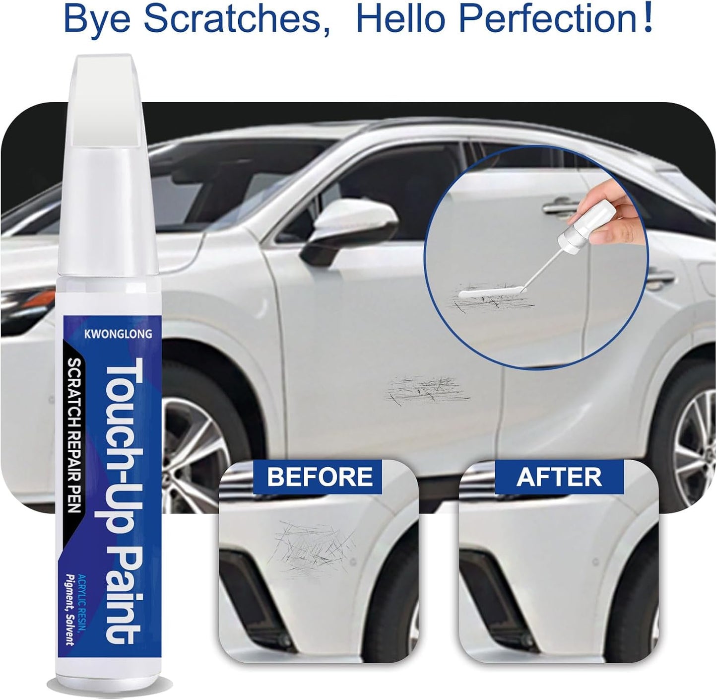 Pintura retoque automóvil comp Lexus kit 2en1