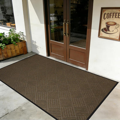 Alfombra entrada industrial antideslizante 4x6ft impermeable goma