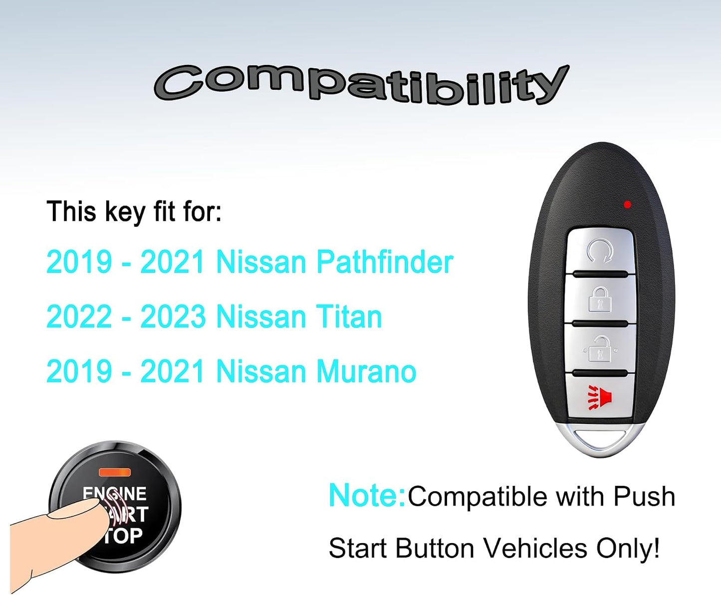 Llave inteligente Nissan Pathfinder Murano 2019-21