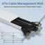 Ocultador cables TV 47pulg pared grande pintable