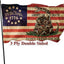 Bandera 3x5ft Dont Tread On Me 1776 poliéster doble cara