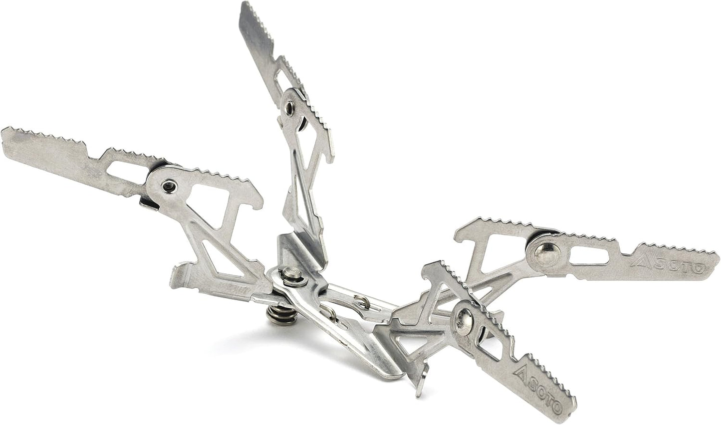 Soporte estufa acero inox ligero estable