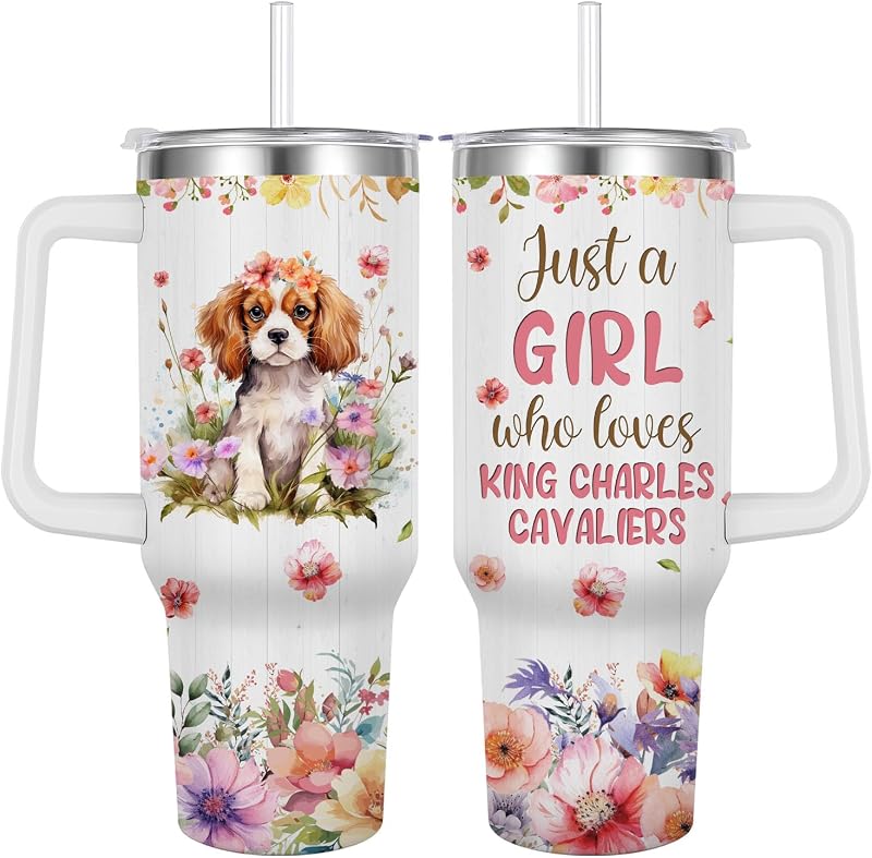 Taza viaje niña aislada vacío 40oz