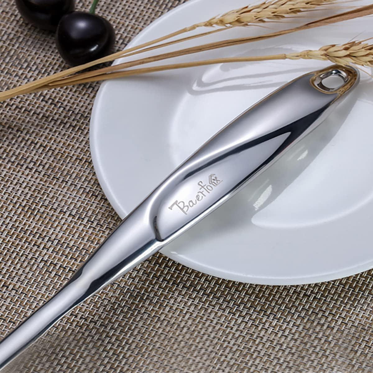 Cucharón sopa diseño a prueba de calor 4pulg