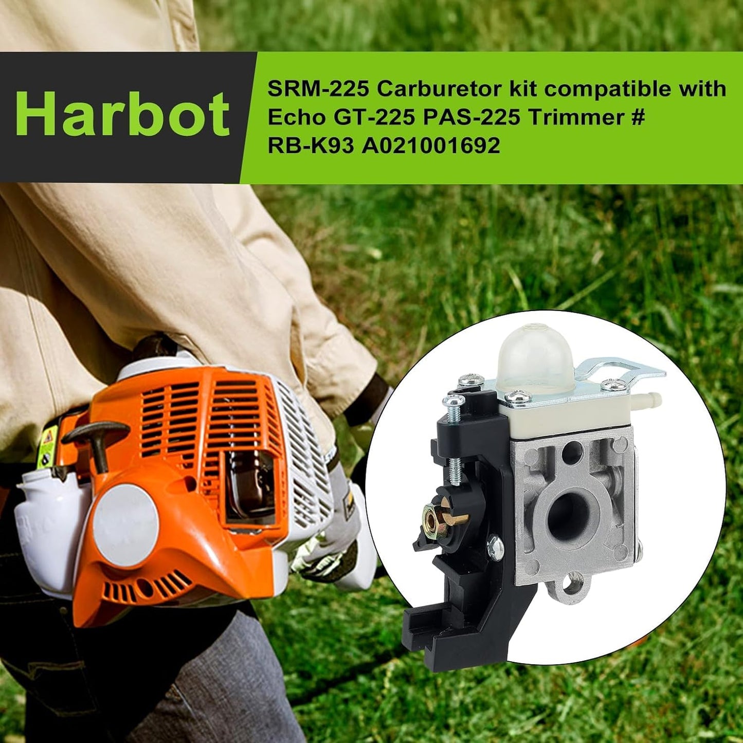 Carburador SRM225 para Recortadora Echo
