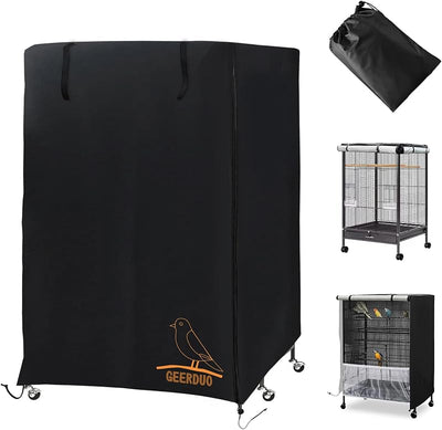 Funda jaula loro 600d tela oxford impermeable malla ajustable