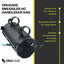 Bolsa manillar bicicleta impermeable 1.6l negro