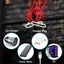 Letrero neón forma llama LED 10x14pulg USB interruptor