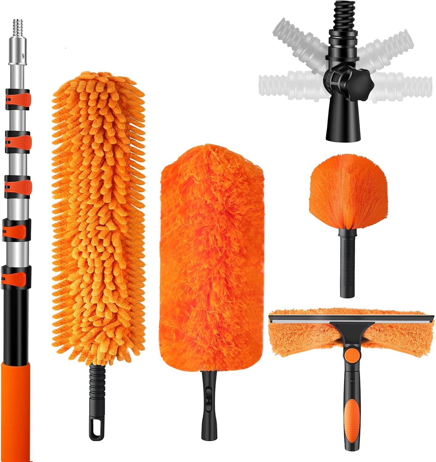 Kit plumero techo alto poste 5-24ft limpiador aspas