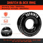 Anillo bloque arrebatamiento 1/2" correa cabrestante