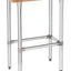 Mesa trabajo madera arce 24x12x35pulg patas cruzadas