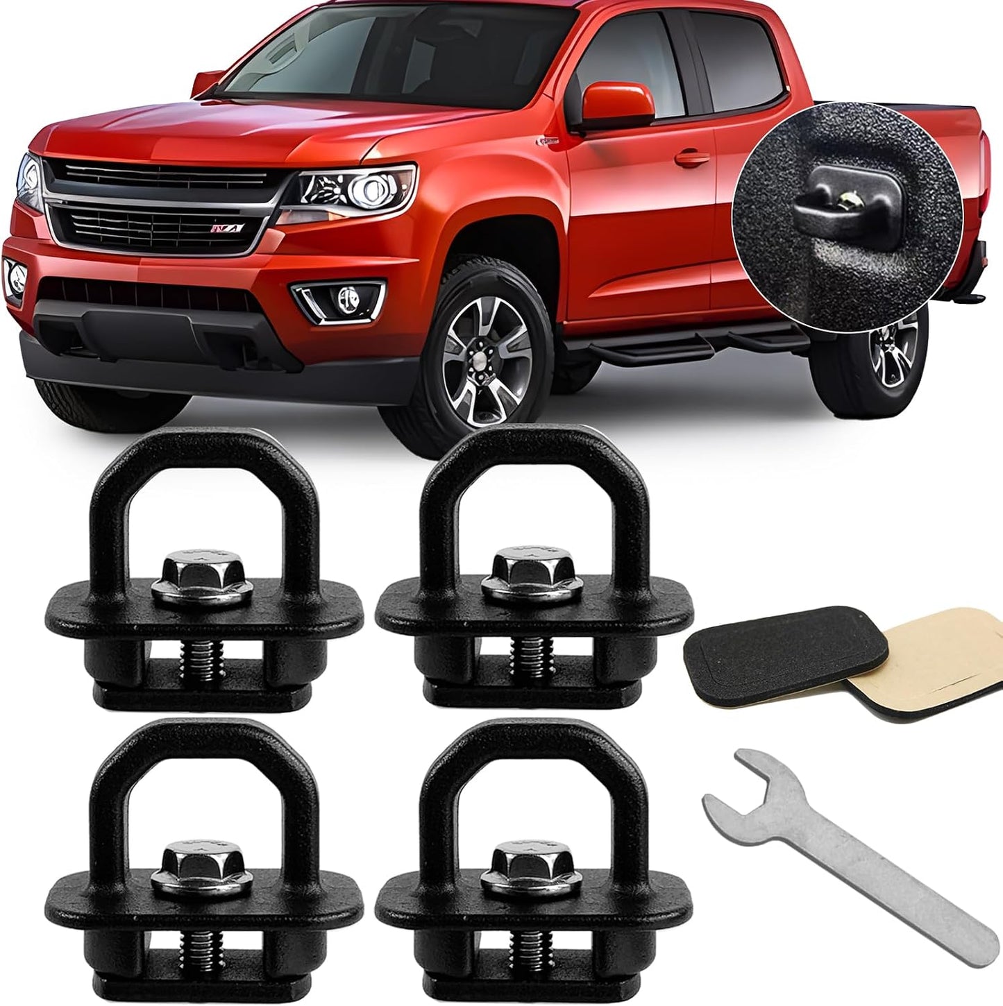 Anclajes aluminio set 4 para Chevy Silverado/GMC Sierra