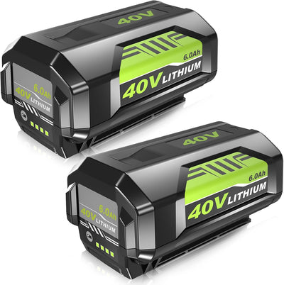 2 Baterías Litio 6.0Ah 40V OP4060 Repuesto Ryobi
