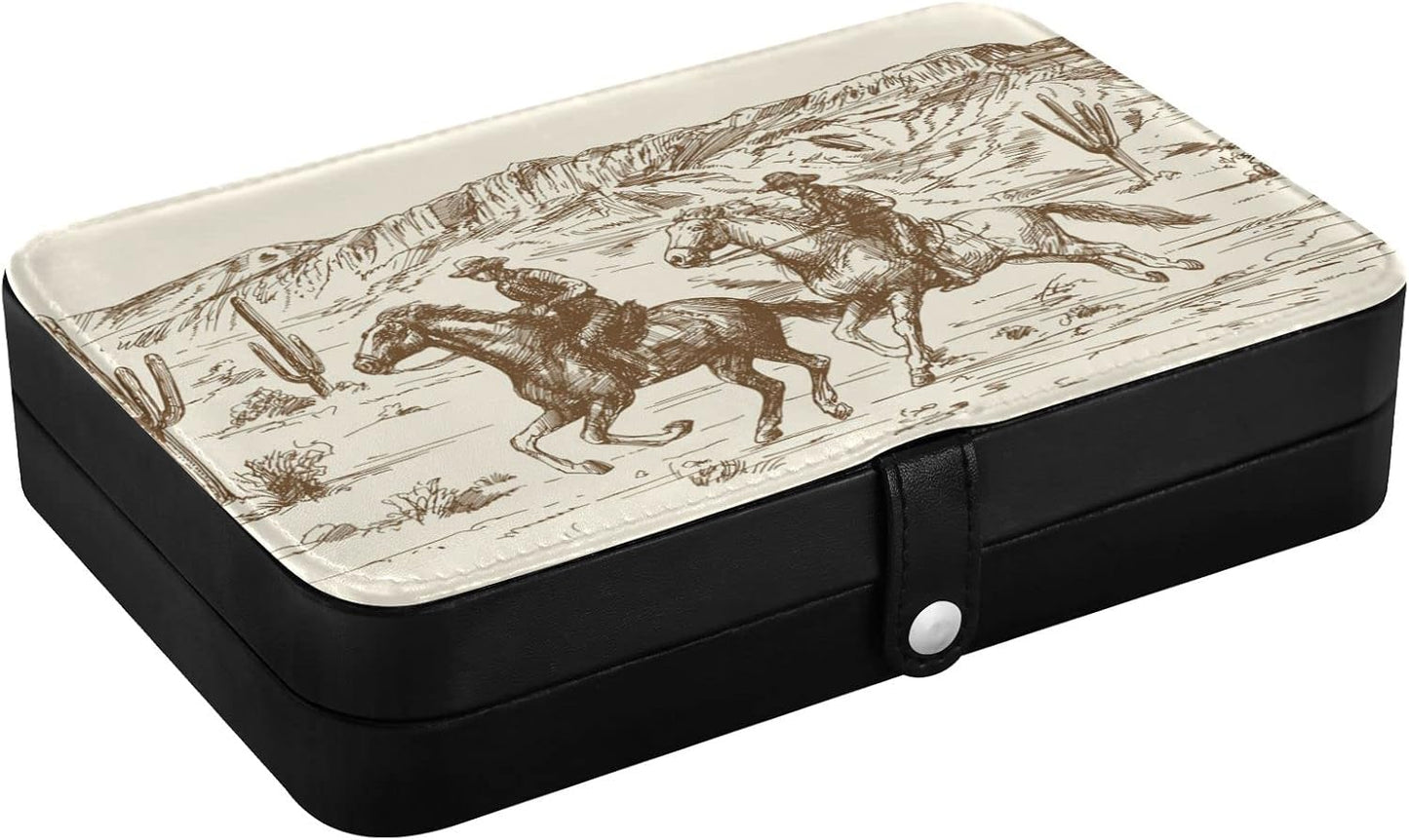 Joyero portátil organiz. vaquero desierto