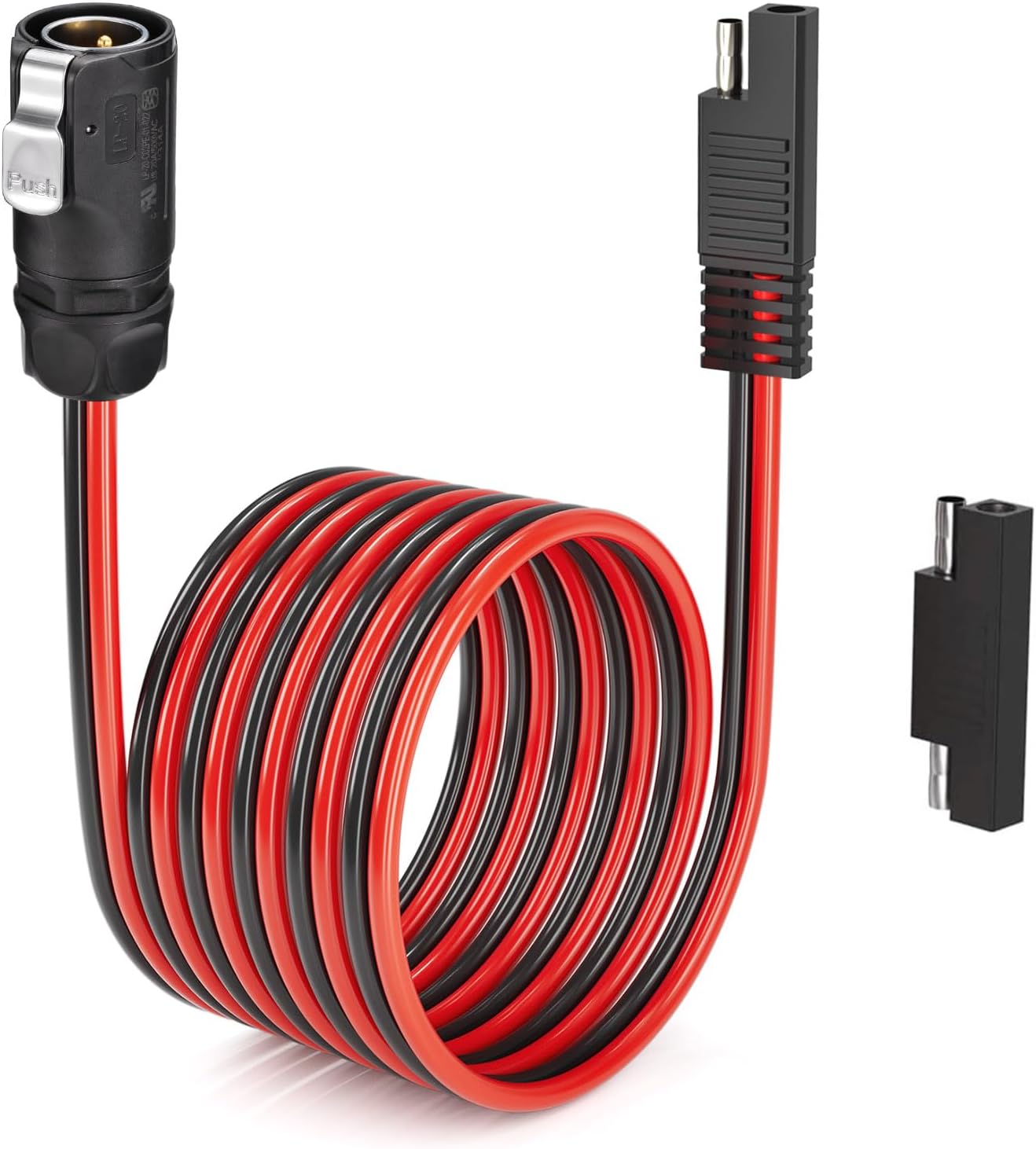 Conector circular 2 pines enchufe solar Furion a SAE 10 pies