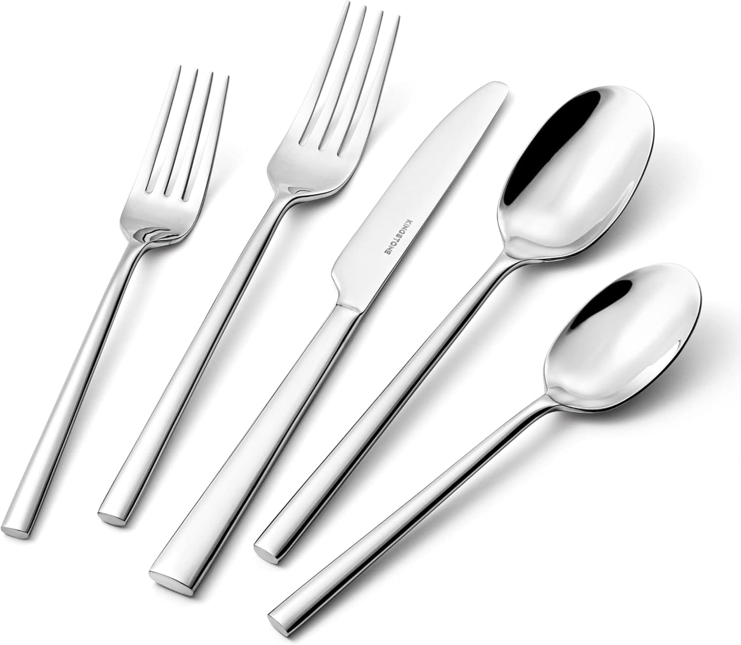 Set 20 Pzas Cubiertos Acero Inox Pulido Espejo