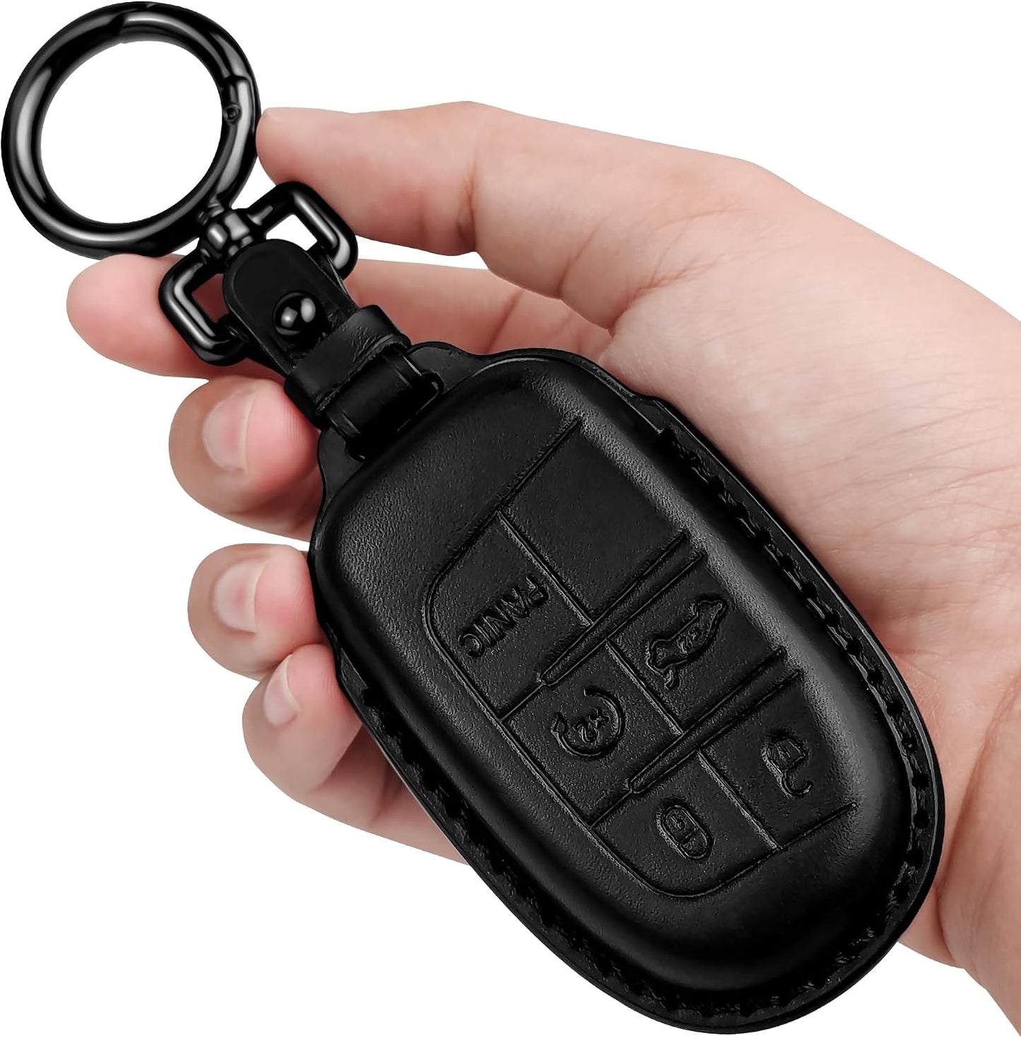 Funda llavero cuero para Jeep Grand Cherokee Renegade