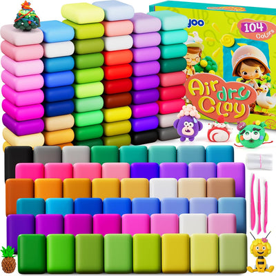 Arcilla espuma 104 colores para niños 3-12 años