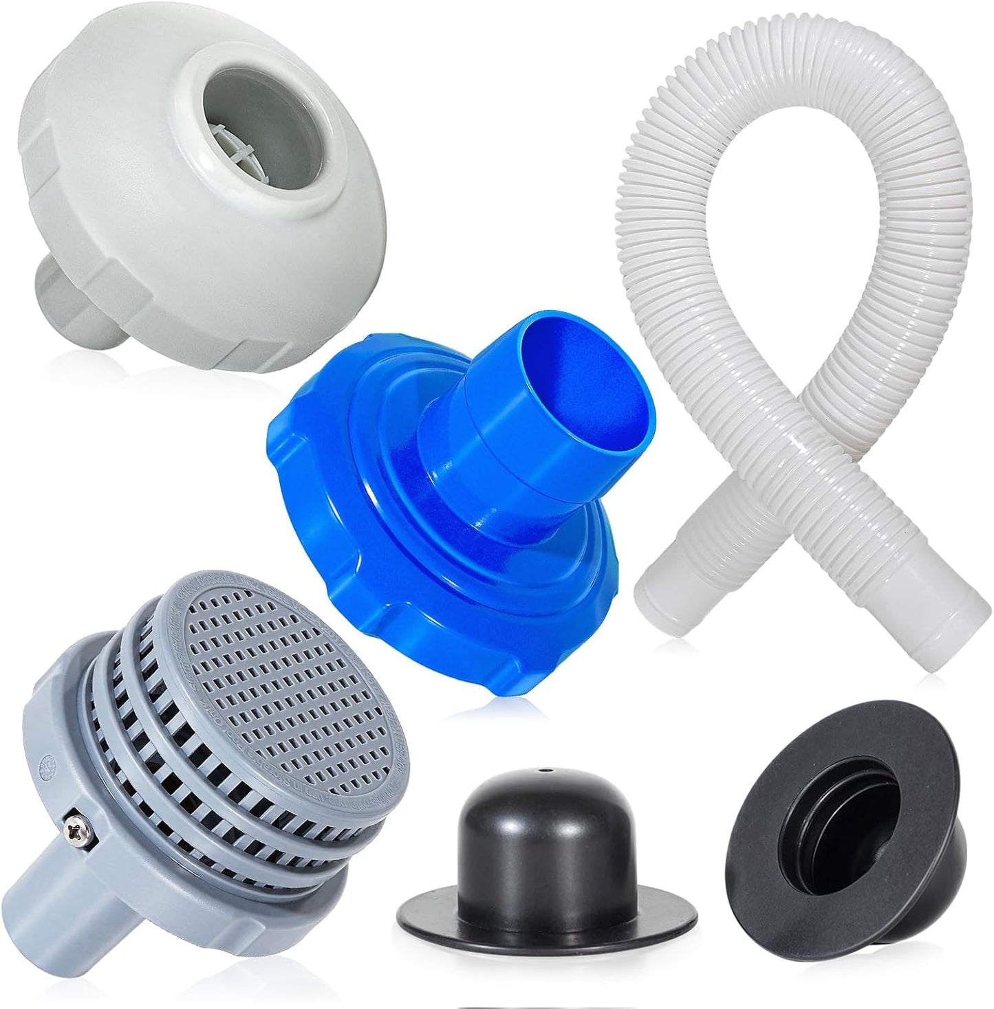 8 Pzas Kit Conectores Chorro Agua Piscina Sobre Suelo