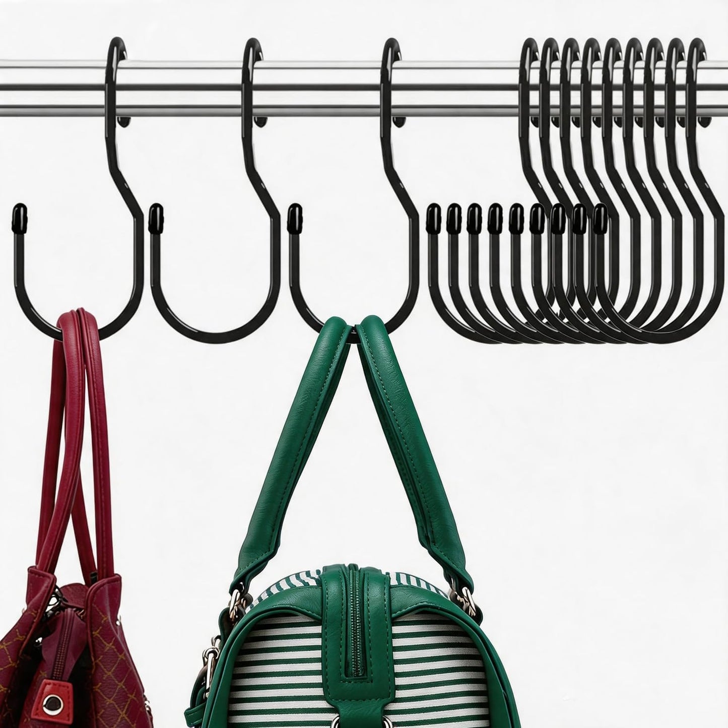 Ganchos para bolsos armario diseño torsión 12.7cm