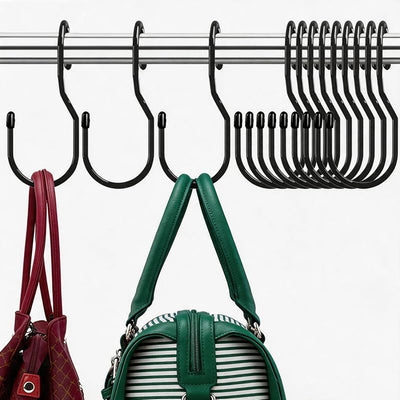 Ganchos para bolsos armario diseño torsión 12.7cm