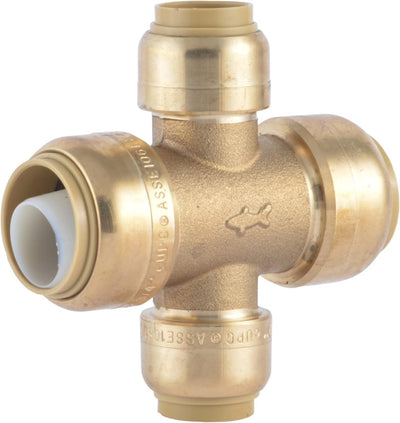 Tuerca cruz 3/4x3/4x1/2x1/2 pulg para tubo PEX cobre CPVC