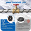 Cable calefactor tubería térmico para agua -40°F