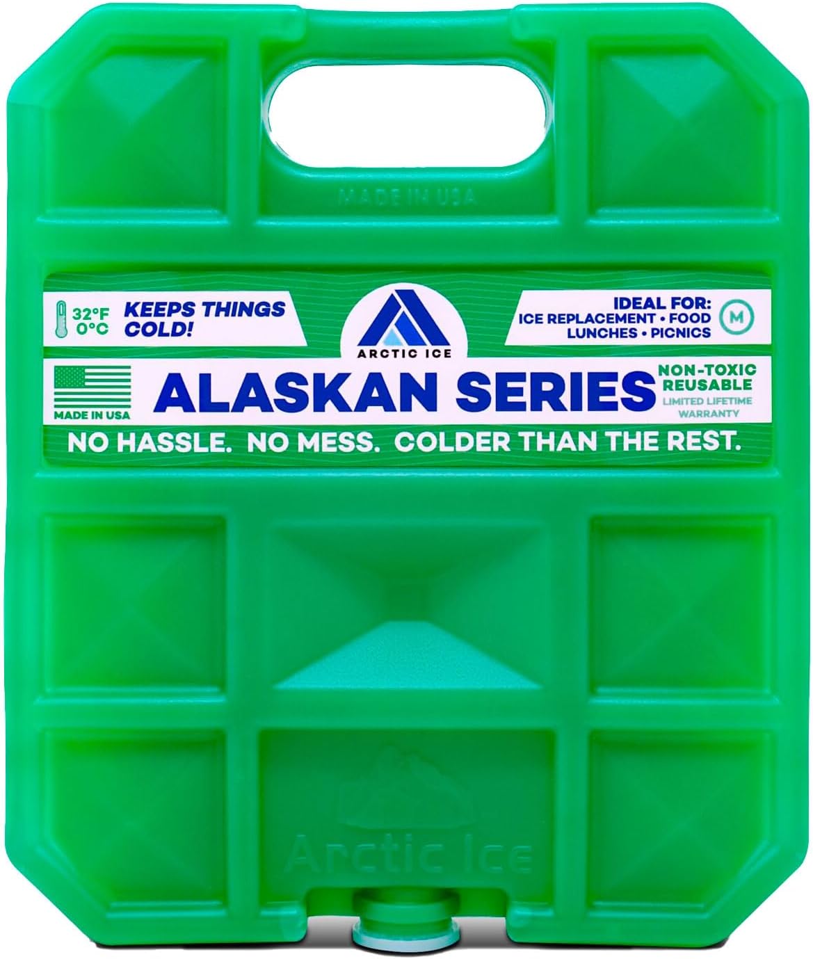 Bolsa hielo reutiliz. Alaskan mantiene alimentos frescos