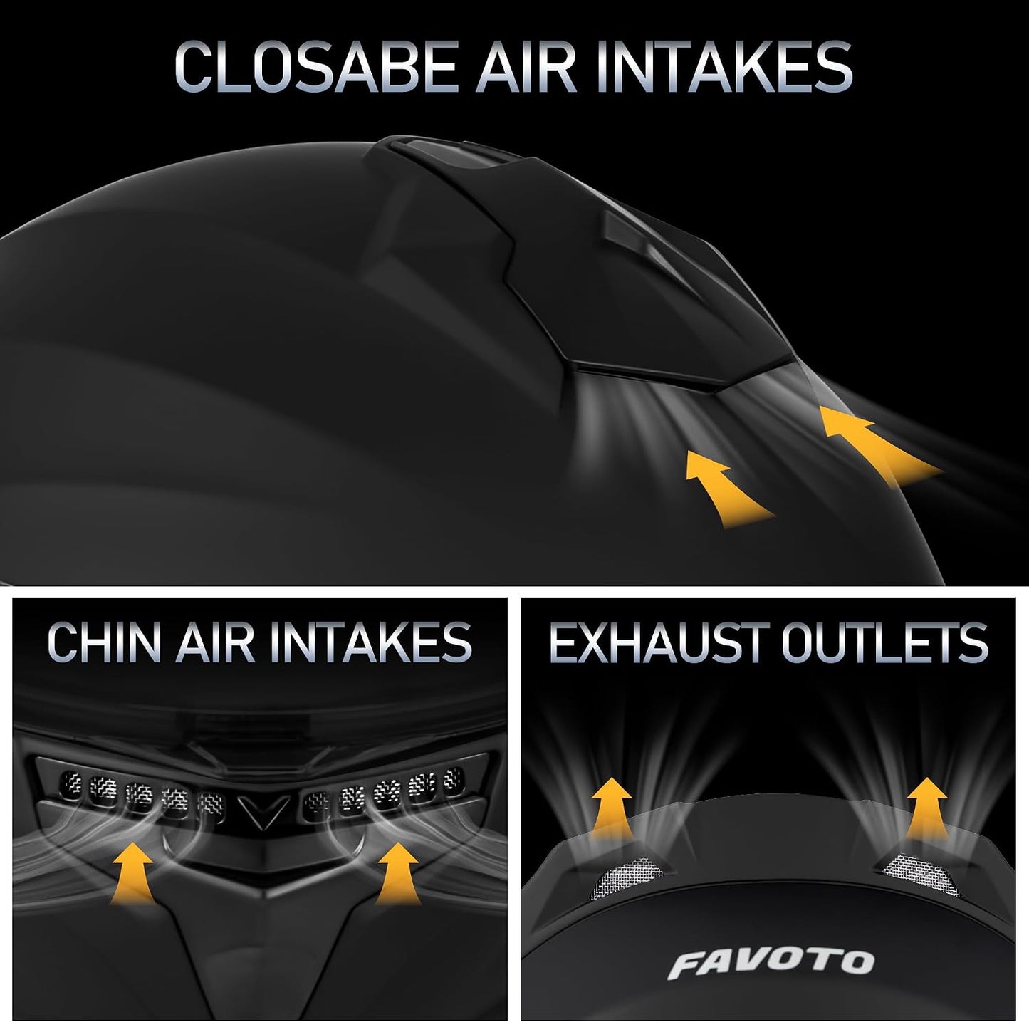 Casco motocicleta cara completa viseras dobles M