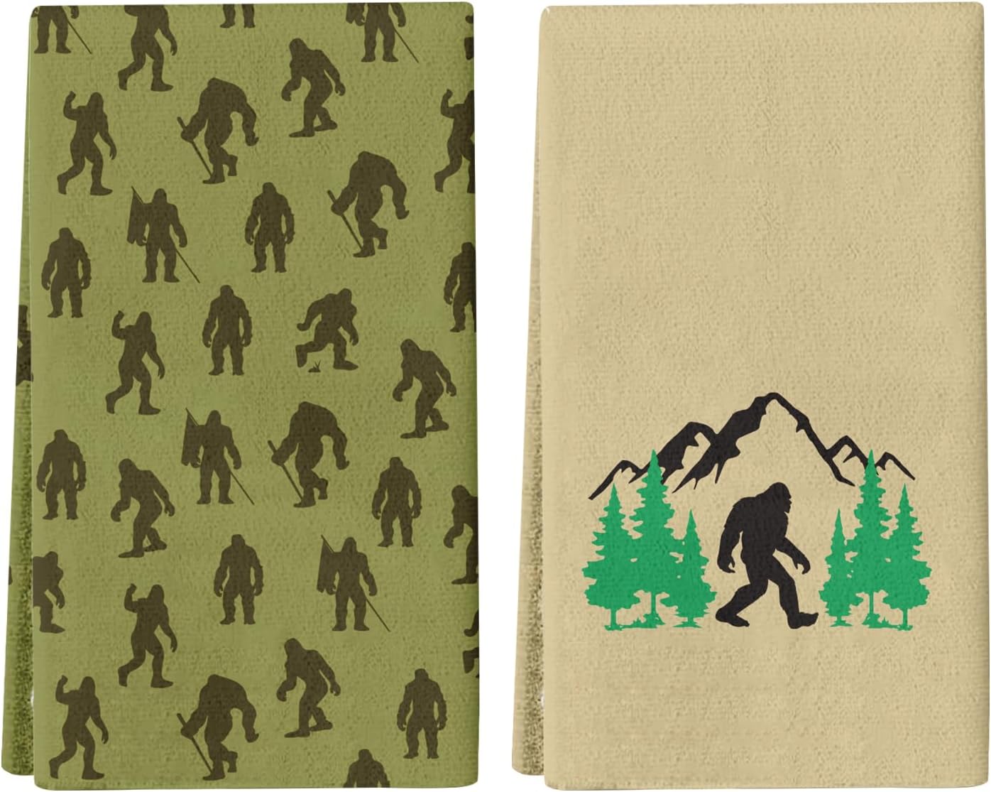 Toallas decorativas de Bigfoot para baño y hogar, regalo divertido para hombres y mujeres