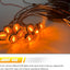 20 Luces LED señalización lateral 3/4" ámbar acero inox