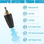 Boquilla turbo 4000 psi 7 puntas 4.0 gpm conector 1/4 pulg